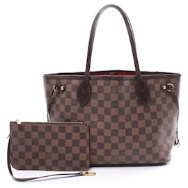 Louis Vuitton-Bolso tote Louis Vuitton Neverfull PM-Castaño,Damier ebene