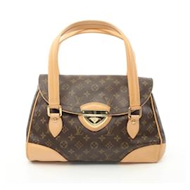 Louis Vuitton-Louis Vuitton Beverly GM Monogram Schultertasche-Braun,Monogramm