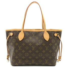 Louis Vuitton-Bolso tote Louis Vuitton Neverfull PM-Castaño,Monograma