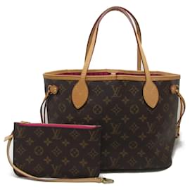 Louis Vuitton-Bolsa tote Louis Vuitton Neverfull PM-Marrom,Monograma