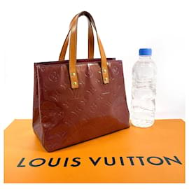 Louis Vuitton-Bolso de mano Reed PM Louis Vuitton-Roja,Burdeos