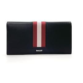 Bally-BALLY BALIRO.DSH Long Wallet for Men-Black