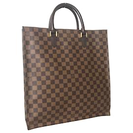 Louis Vuitton-Bolso Tote Sac Plat Louis Vuitton-Castaño