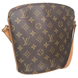 Louis Vuitton-Bolsa Sling Drouot Louis Vuitton-Marrom