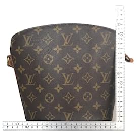 Louis Vuitton-Bolsa Sling Drouot Louis Vuitton-Marrom