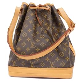 Louis Vuitton-Bolso de Hombro Noé Monograma M42224 de Louis Vuitton-Castaño