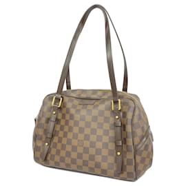 Louis Vuitton-Bolso de Hombro Louis Vuitton Damier Rivington GM-Damier ebene