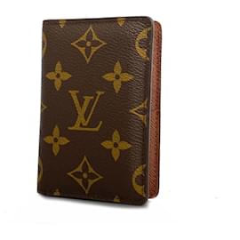 Louis Vuitton-Tarjetero Monogram Louis Vuitton-Castaño