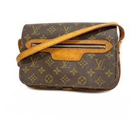 Louis Vuitton-Bolso de Hombro Saint Germain Monograma Louis Vuitton-Castaño