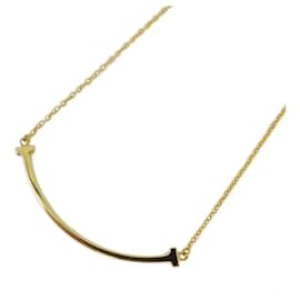 Tiffany & Co-Colar Tiffany T Smile Small em ouro amarelo 18K-Outro