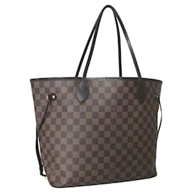 Louis Vuitton-Bolso tote Louis Vuitton Neverfull MM-Castaño