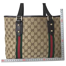 Gucci-Bolsa de mão Gucci Sherry Line-Bege