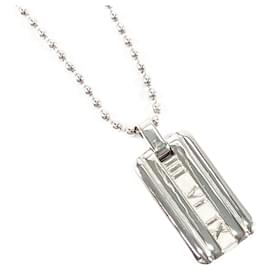 Tiffany & Co-Collar Placa Atlas Tiffany-Plata