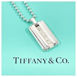 Tiffany & Co-Collar Placa Atlas Tiffany-Plata