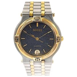 Gucci-Reloj de pulsera de acero inoxidable para hombre GUCCI-Plata