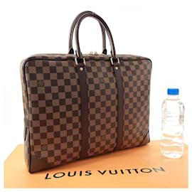 Louis Vuitton-Bolso Porte-Document Voyage Louis Vuitton-Castaño