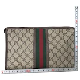 Gucci-Gucci Ophidia Second Bag Clutch-Beige