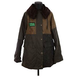 Ganni Cappotto di cotone Marrone