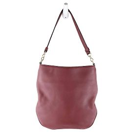 Tila March Leather handbag Dark red