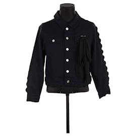 Claudie Pierlot-Chaqueta de algodón-Negro