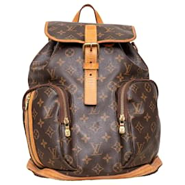 Louis Vuitton-Mochila Bosphore Vintage Monograma Louis Vuitton-Castaño