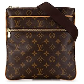 Louis Vuitton-Bolsa crossbody Pochette Valmy Monogram Louis Vuitton marrom-Marrom