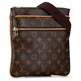 Louis Vuitton-Bolsa crossbody Pochette Valmy Monogram Louis Vuitton marrom-Marrom