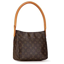 Louis Vuitton-Bolso de hombro Louis Vuitton Monogram Looping MM marrón-Castaño