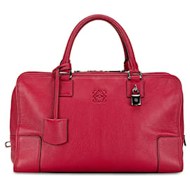 Loewe-Bolsa Amazona 36 em couro vermelho LOEWE-Vermelho