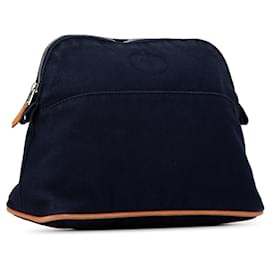 Hermès-Bolso de Viaje MM Hermès Bolide Azul-Azul