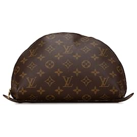 Louis Vuitton-Neceser Demi Ronde Monograma Louis Vuitton marrón-Castaño