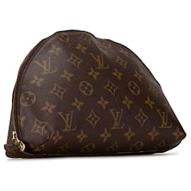 Louis Vuitton-Neceser Demi Ronde Monograma Louis Vuitton marrón-Castaño