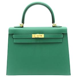 Hermès-Hermès Kelly 25-Green