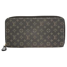 Louis Vuitton-Cartera zippy de Louis Vuitton-Castaño