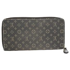 Louis Vuitton-Cartera zippy de Louis Vuitton-Castaño