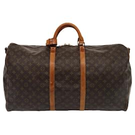 Louis Vuitton-LOUIS VUITTON Keepall Bandouliere 60 Viaje-Castaño