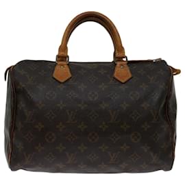 Louis Vuitton-Bolso Speedy 30 LOUIS VUITTON-Castaño