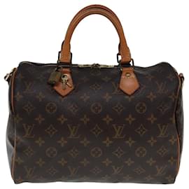 Louis Vuitton-Bolso Speedy Bandoulière 30 LOUIS VUITTON-Negro