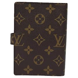 Louis Vuitton-Cartera Agenda PM LOUIS VUITTON-Castaño