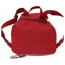 Prada-Mochila ReNylon PRADA-Vermelho