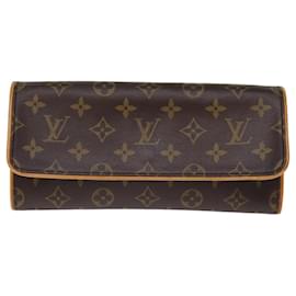 Louis Vuitton-Bolso Clutch Twin LOUIS VUITTON-Castaño