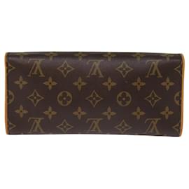 Louis Vuitton-Bolso Clutch Twin LOUIS VUITTON-Castaño