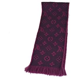 Louis Vuitton-Cachecóis Logomania LOUIS VUITTON-Roxo