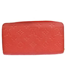 Louis Vuitton-LOUIS VUITTON Cartera zippy-Roja