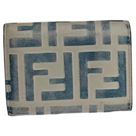 Fendi-Carteira Micro Trifold FENDI-Azul