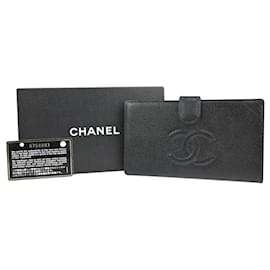 Chanel-Carteira Logo CC CHANEL-Preto