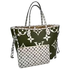 Louis Vuitton Neverfull MM Monogram Giant Bege Bege
