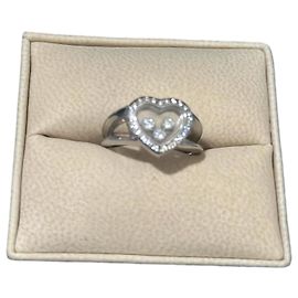 Chopard Happy Diamond Ring aus Weißgold Silber