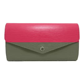 Louis Vuitton-Louis Vuitton Portefeuille Sarah Bi-fold Long Wallet-Pink,Other