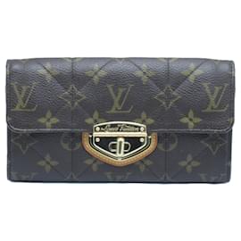 Louis Vuitton-Louis Vuitton Portefeuille Sarah Etoile Bi-fold Long Wallet-Brown,Monogram